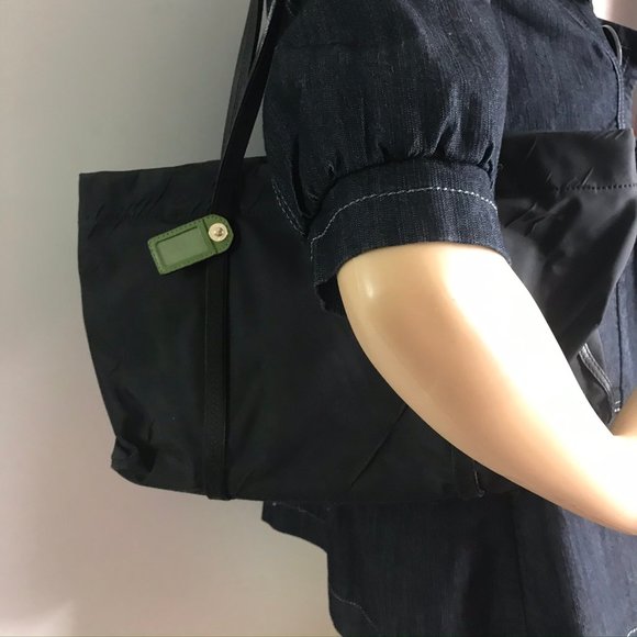 Kate Spade Black Fabric Medium Size Tote Bag - Picture 4 of 7